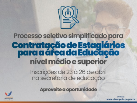 Inscrições Abertas para Pss, Destinado a Estudantes de Nível Médio e Superior.